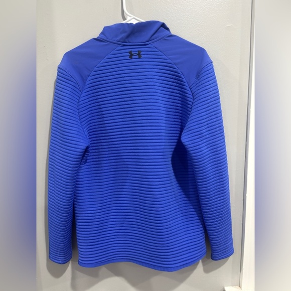 Under Armour Storm Evolution Daytona Half Zip Golf Blue Shirt Pullover Medium - Picture 4 of 9